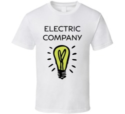 Monopoly Electric Company Board Game Space Group Halloween Costume T S