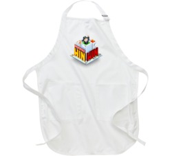 Mcdonald's Monopoly Boardgame Building Fast Food Fan Apron