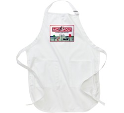 Monopoly Boardgame Retro Vintage Box Cover Apron