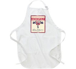 Monopoly Board Game Retro Vintage Box Cover Apron