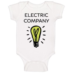 Monopoly Electric Company Board Game Space Group Halloween Costume Bab