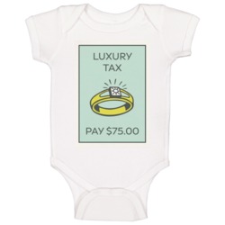Monopoly Luxury Tax Board Game Space Group Halloween Costume Baby One 
