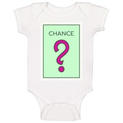 Monopoly Board Game Chance Card Group Halloween Costume Baby One Piece