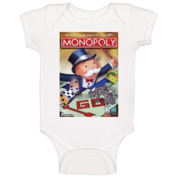 Monopoly 3d Live Action Boardgame Retro Vintage Box Cover Baby One Pie