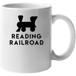 Monopoly Reading Railroad Board Game Space Group Halloween Costume Mug
