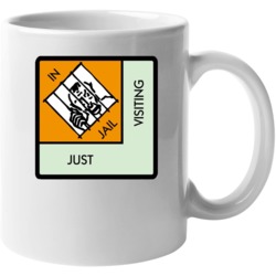 Monopoly In Jail Board Game Space Group Halloween Costume Mug