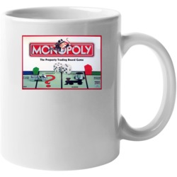 Monopoly Boardgame Retro Vintage Box Cover Mug