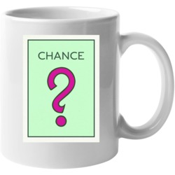 Monopoly Board Game Chance Card Group Halloween Costume Mug