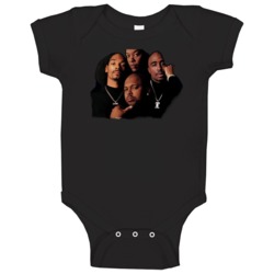 Vibe Live From Death Row Hip Hop Rap Cover Baby One Piece