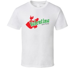 Valentina Hot Sauce Logo Label T Shirt