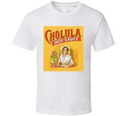 Cholula Hot Sauce Logo Label T Shirt