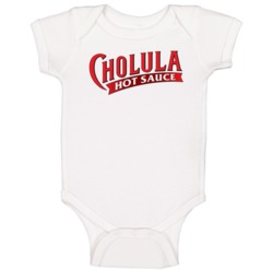 Cholula Hot Sauce Logo Baby One Piece