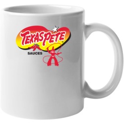 Texas Pete Hot Sauce Logo Label Mug