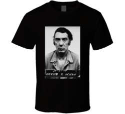 Ronnie Kray Cool Celebrity Mugshot T Shirt