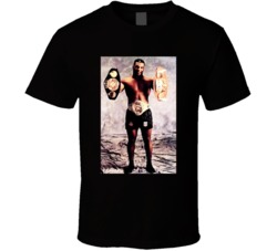 Mike Tyson 2 Belts Cool Retro Boxing Fight Fan T Shirt