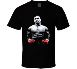 Mike Tyson Silhouette Retro Boxing Fan T Shirt
