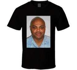 Charles Barkley Mugshot Retro Basketball Fan T Shirt