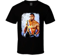 Mike Tyson Cool Boxer Fan Distressed Style T Shirt