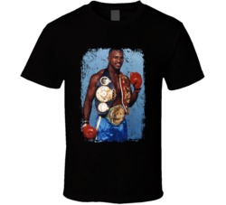 Evander Holyfield Cool Retro Boxer 3 Belts T Shirt
