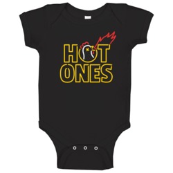 Hot Ones Hot Sauce Logo Baby One Piece