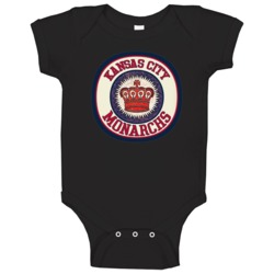 Kansas City Monarchs Negro Baseball Logo Baby One Piece