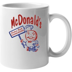 Mcdonald's Custom Built Hamburgers Retro Foodie Fan Mug Mug