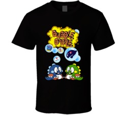 Bubble Bobble Nes 80s Video Game Fan T Shirt Bubble Bobble Nes 80s Video Game Fan T Shirt