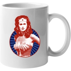Lynda Carter Wonder Woman Pop Art Mug