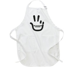 Jeep Wave Funny Car Fan Grunge Worn Look Apron