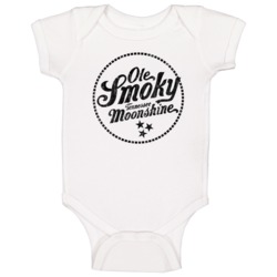 Ole Smoky Tennessee Moonshine Logo Hunch Punch Booze Party Baby One Pi