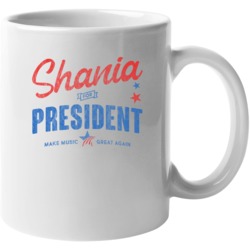 Shania Twain For President American Country Music Fan Grunge Vintage L