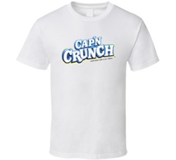 Cap'n Captain Crunch Logo Greatest Cereal Of All Time Breakfast F