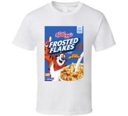 Frosted Flakes Box Greatest Cereal Of All Time Breakfast Fan Foodie T 