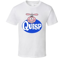 Quisp Logo Greatest Cereal Of All Time Breakfast Fan Foodie T Shirt