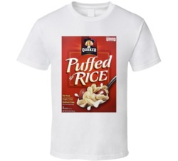 Quaker Puffed Rice Box Greatest Cereal Of All Time Breakfast Fan Foodi