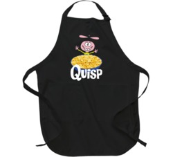 Quisp Box Greatest Cereal Of All Time Breakfast Fan Foodie Apron