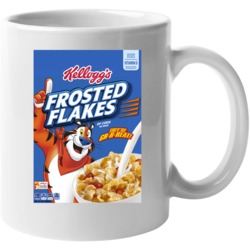 Frosted Flakes Box Greatest Cereal Of All Time Breakfast Fan Foodie Mu