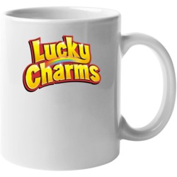Lucky Charms Logo Greatest Cereal Of All Time Breakfast Fan Foodie Mug