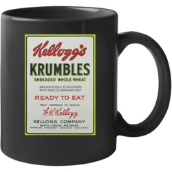 Kellogg's Krumbles Box Greatest Cereal Of All Time Breakfast Fan 