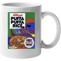 Puffa Puffa Rice Box Greatest Cereal Of All Time Breakfast Fan Foodie 