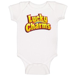 Lucky Charms Logo Greatest Cereal Of All Time Breakfast Fan Foodie Bab