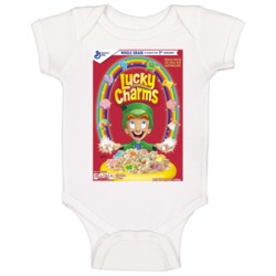 Lucky Charms Box Greatest Cereal Of All Time Breakfast Fan Foodie Baby