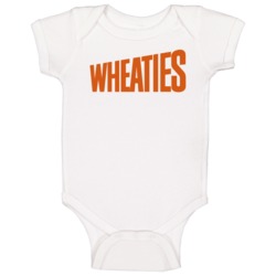Wheaties Logo Greatest Cereal Of All Time Breakfast Fan Foodie Baby On