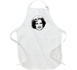 Rose Nylund Betty White Golden Girls 80s Tv Show Character Fan Apron