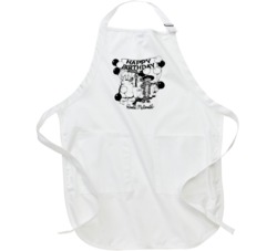 Happy Birthday From Ronald Mcdonald Vintage Food Apron