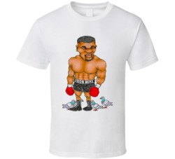 Iron Mike Tyson Caricature Vintage T Shirt