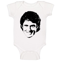 Michael Knight Rider David Hasselhoff 80s Tv Show Character Fan Baby O