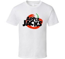 Apple Jacks Logo Greatest Cereal Of All Time Breakfast Fan Foodie T Sh