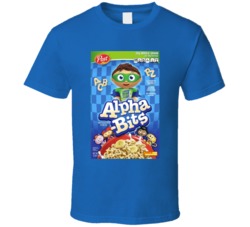 Alpha Bits Box Greatest Cereal Of All Time Breakfast Fan Foodie T Shir