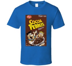 Cocoa Pebbles Box Greatest Cereal Of All Time Breakfast Fan Foodie T S